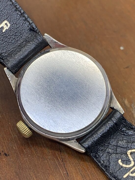 Bulova Watch Vintage WWII Military 10AE Manual Wind Leather Strap 28mm main image 7